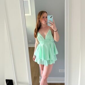 american threads romper never worn but does not have tags on :)